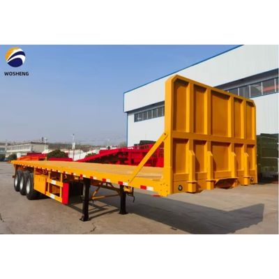 Vervoerscontainer Vlakbed Halve aanhangwagen met 12 sets Twist Lock en 0 ton maximale lading