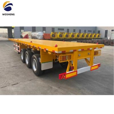 Vervoerscontainer Vlakbed Halve aanhangwagen met 12 sets Twist Lock en 0 ton maximale lading