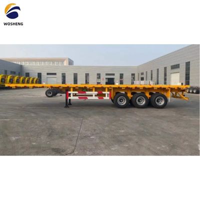 Vervoerscontainer Vlakbed Halve aanhangwagen met 12 sets Twist Lock en 0 ton maximale lading