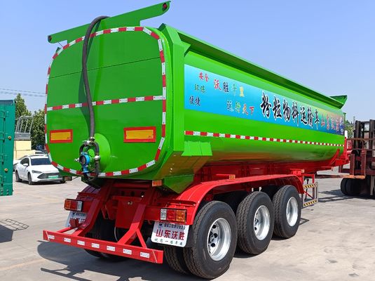 Directe verkoop 4/3 Achs Achs Dump Semi Trailer Tipper Trailer voor bouwgebruik