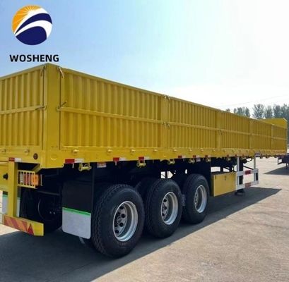 3 as zijplaat aanhangwagen met 600 mm 800 mm 1200 mm opheffende zijwand