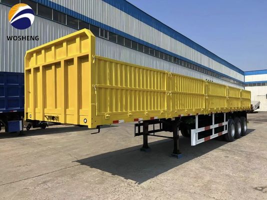 3 as zijplaat aanhangwagen met 600 mm 800 mm 1200 mm opheffende zijwand