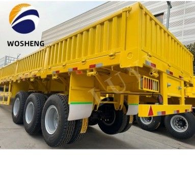 3 as zijplaat aanhangwagen met 600 mm 800 mm 1200 mm opheffende zijwand