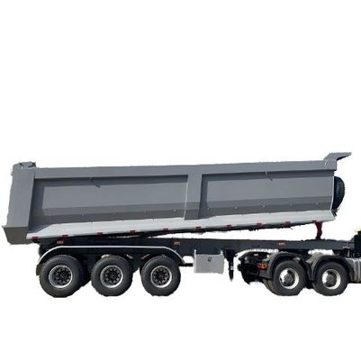 Semi-trailer met kant-en-klaarvertrek van de eerste klasse voor het transport van grondwerk en bouwmaterialen