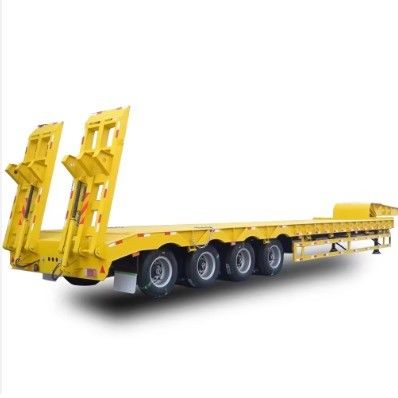 13000x3000x3300 Professionele Lowboy-half-aanhanger voor het vervoer van grote apparatuur