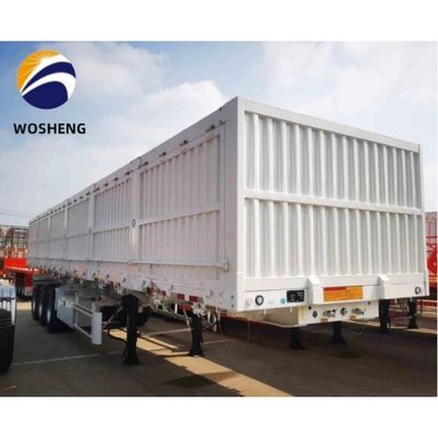 40 100 Tons Dropside Sidewall Semi-trailer voor het vervoer van zware staalgoederen
