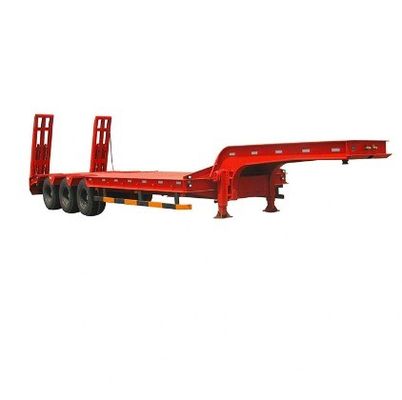 Directe 60-100 ton vrachtwagen aanhangwagen Transportapparatuur Stapdrop laagbed half-aanhangwagen