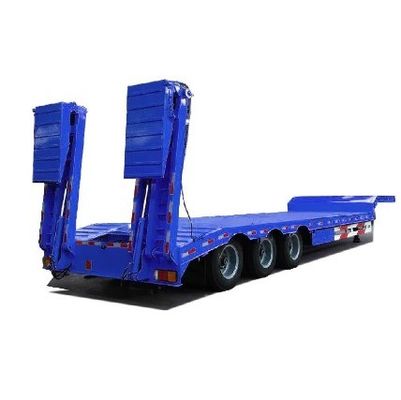 Directe 60-100 ton vrachtwagen aanhangwagen Transportapparatuur Stapdrop laagbed half-aanhangwagen