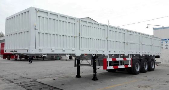 12400x2610x1550mm Semi-trailer 3 as 4 as hek zijplaat vrachtwagen Semi-trailer