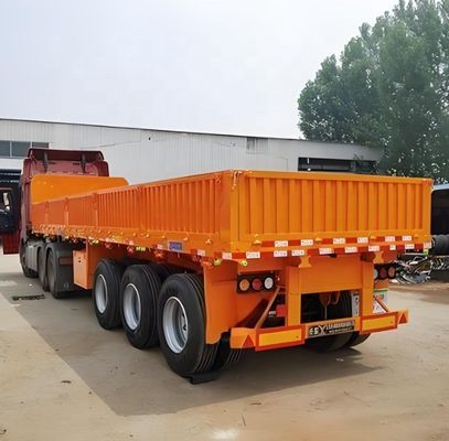 12400x2610x1550mm Semi-trailer 3 as 4 as hek zijplaat vrachtwagen Semi-trailer