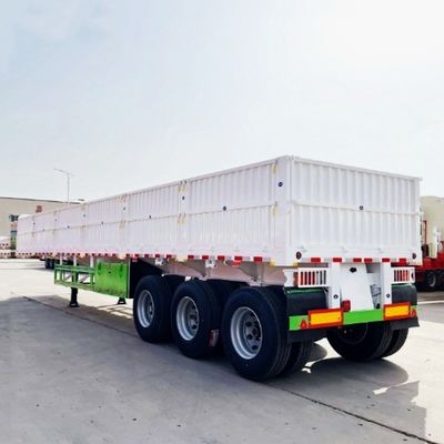 12400x2610x1550mm Semi-trailer 3 as 4 as hek zijplaat vrachtwagen Semi-trailer