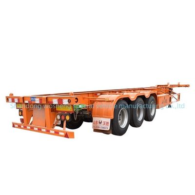 3 as Container Chassis Skeleton Semi Truck Trailer met JOST 3,5 &quot;90mm King Pin