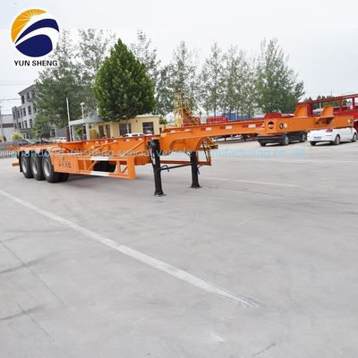 3 as Container Chassis Skeleton Semi Truck Trailer met JOST 3,5 &quot;90mm King Pin