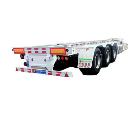 Wosheng 3 axel 20FT 40FT Container Skeleton Semi-trailer voor containervervoer