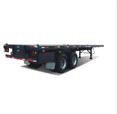 50 ton laadvermogen Vlakbed Semi-trailer voor 20ft en 40ft Container Logistiek