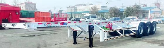 Wosheng 3 axel 20FT 40FT Container Skeleton Semi-trailer voor containervervoer