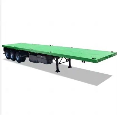 50 ton laadvermogen Vlakbed Semi-trailer voor 20ft en 40ft Container Logistiek