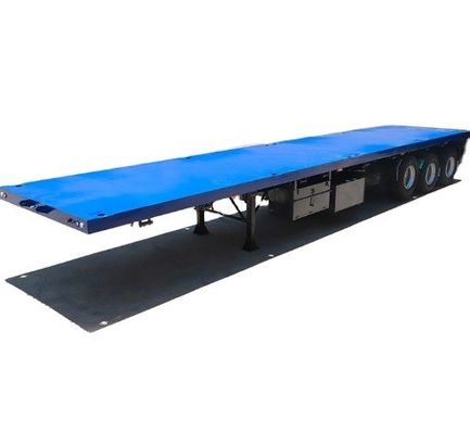 50 ton laadvermogen Semi-trailer ideaal voor het vervoer van containers en flatbed vracht