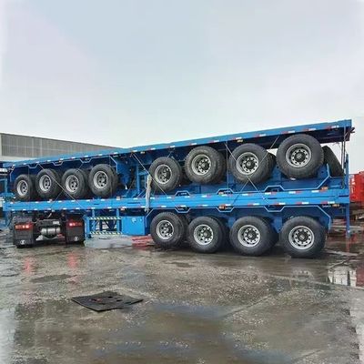50 ton laadvermogen Semi-trailer ideaal voor het vervoer van containers en flatbed vracht