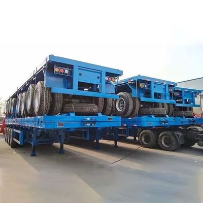 50 ton laadvermogen Semi-trailer ideaal voor het vervoer van containers en flatbed vracht