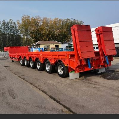 13000x3000x3300 Halve aanhangwagen met laag bed voor het vervoer van zware goederen van een supertruck