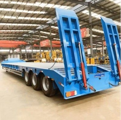 120 ton lading laag bed half-trailer met 13000x3000x3300 afmetingen en 50 King Pin