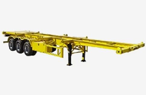 2 as 3 as half-trailer voor 20ft 40ft 45ft staal skelet containerschip transport