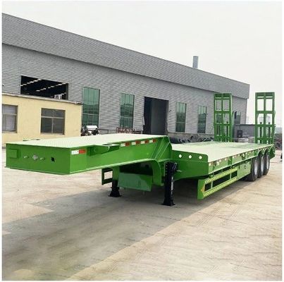 Semi-trailer 3 assen 80 ton graafmachine Transport Ganshals Truck Trailer Lowbed