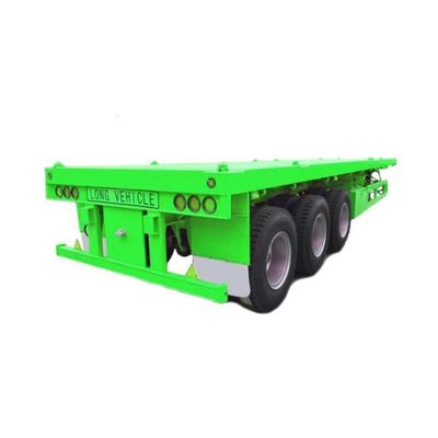 Vervoerscontainer-half-aanhangwagen met mechanische ophanging en aangepast asnummer