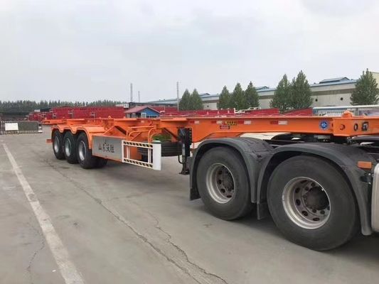 3 assen 20-45 voet Container Chassis Skelet Halve aanhanger met 12,38x2,48x1,55m Grootte