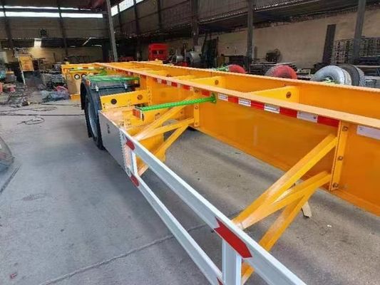 3 assen 20-45 voet Container Chassis Skelet Halve aanhanger met 12,38x2,48x1,55m Grootte