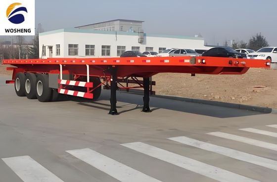12.00R22.5 band op maat 2 3 4 Axlesd Shipping 40ft container flatbed truck trailer