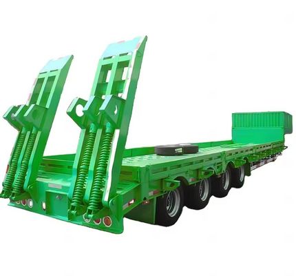 Wosheng zware apparatuur Transport lage jongen vrachtwagen aanhangwagens met 3/4/5/6/7 assen