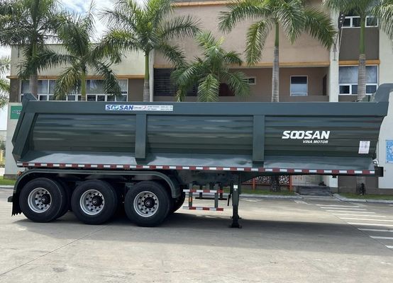 Maximale lading 30000 kg Halve aanhangwagen achterste dumptruck aanhangwagen voor uw behoeften