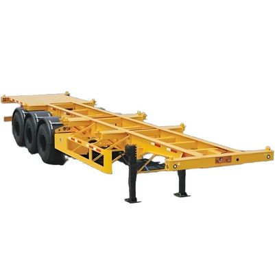 Landingsgestel 28 ton/pc 3 As 40ft 20ft Container Chassis Skelet Halve aanhanger voor vrachtwagen