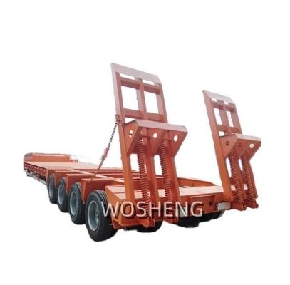 FUWA/JOST/WOSHENG Landing Gear Low bed Semi-trailer voor het vervoer van grote machines