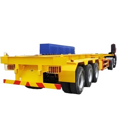 Wosheng Truck 2/3/4 Achs Halve aanhangwagen met maximaal laadvermogen 30000 kg Steel Skeleton Design