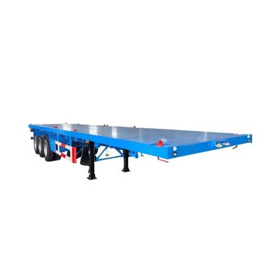 28t zwaar landingsgestel 3 as 40 ft platte halfrijtuig voor containervervoer