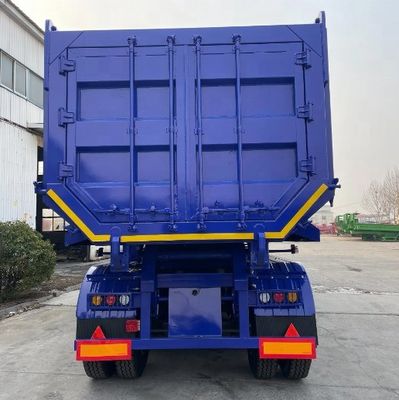 Aanpasbare 9300*2500*3450mm Hydraulische achterste dump-kipper aanhanger met 28t landingsgestel