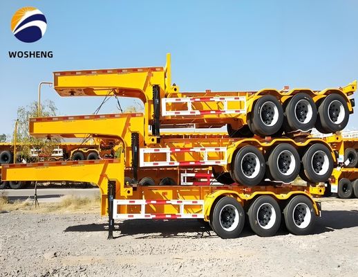 Verzoek van de klant 2 Achs Chassis 40FT/45FT Skelet Halvrijwagen Zwaar landingsgestel