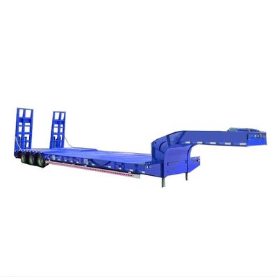 Semi-trailer voor het vervoer van machines en apparatuur betaalbaar