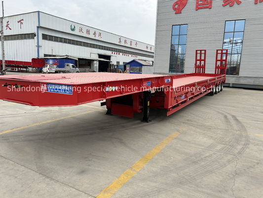 3-assen Ganshals Halve aanhangwagens Trucks Tractor aanhangwagen met staal materiaal