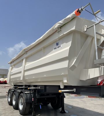 Truck Trailer Meest populair 3 Assen 40 60 Kubische Achtertrailer Tipper Dump Semi-trailers