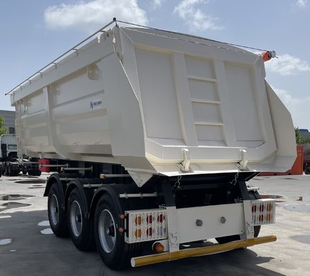 Truck Trailer Meest populair 3 Assen 40 60 Kubische Achtertrailer Tipper Dump Semi-trailers