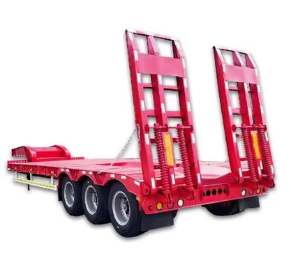 Onderstel Mechanische onderstel 3 As Lage laagbed Halve aanhangwagen voor containervervoer