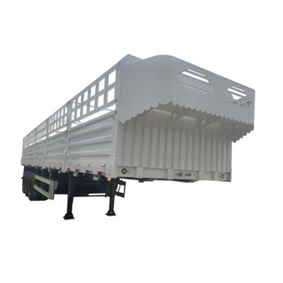 60 ton zijdewand gesloten vrachtwagen hek halve aanhangwagen drop zijde lading en los lading