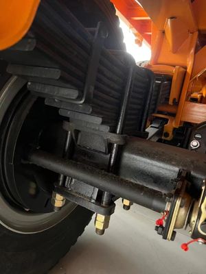 200 ton maximale lading Wosheng Double Link Flatbed Semi Trailer voor containervervoer