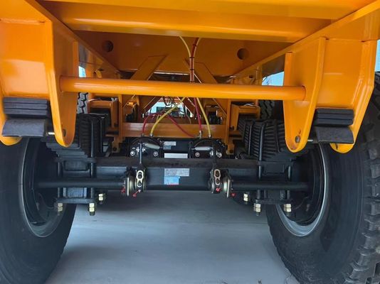 200 ton maximale lading Wosheng Double Link Flatbed Semi Trailer voor containervervoer
