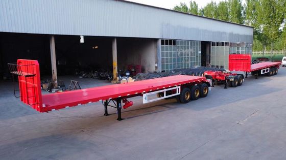13500x2500x1600-3100mm Dubbelverbindingsvliegtuig met plat bed voor het containervervoer