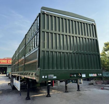 3 of 4 assen zijheining aanhangwagen voor het vervoer van vracht en dierheining aanhangwagen